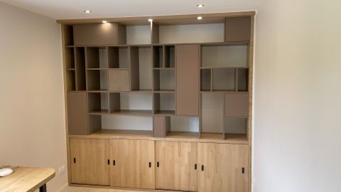 Bibliothèque sur mesure en Ardèche