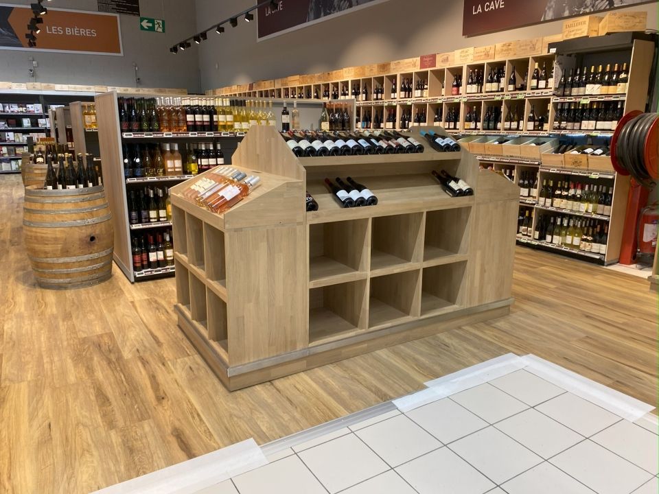 Caveau dans un magasin de Valence