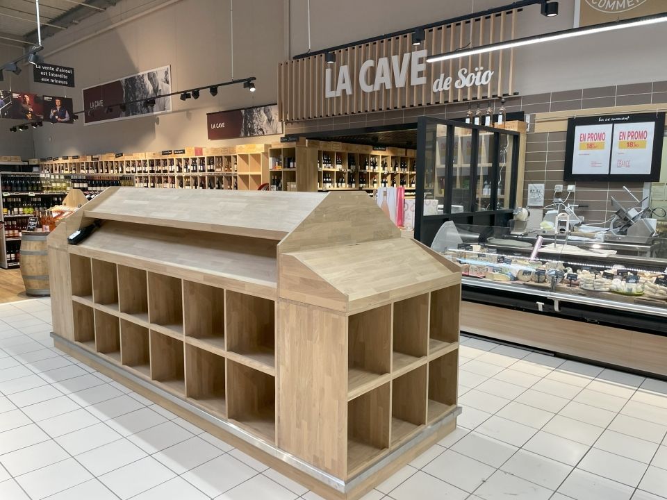 Caveau dans un magasin de Valence