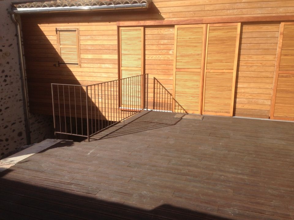 Réalisation de terrasse en Ardèche
